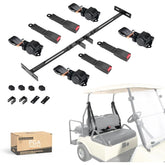 Golf Cart Seat Belts Kit for EZGO TXT & Club Car DS/Precedent 3-Point Retractable