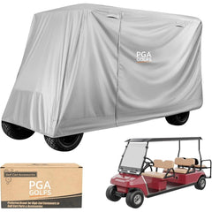 Wasserdichte Golfwagenabdeckung für 6-Sitzer aus 420D Oxford-Gewebe, universell einsetzbar
