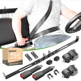Golf Cart Seat Belts Kit – DOT Certified for EZGO TXT & Club Car DS 3-Point Retractable