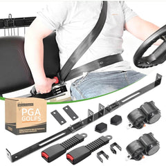 Golf Cart Seat Belts Kit – DOT Certified for EZGO TXT & Club Car DS 3-Point Retractable