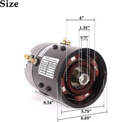 36V Elektromotor mit fremderregter Erregung für Golfwagen (EZGO TXT PDS)