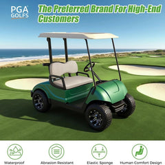 Golf Cart Front Seat Cushion Kit Fit for Yamaha G29/Drive (2007-2016)