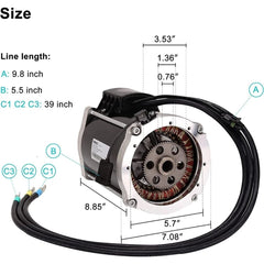 48V Golfwagenmotor für EZGO RXV ab 2008 & 2FIVE 2010-2015