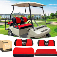 Golf Cart Seat Cover Set for EZGO TXT RXV & Club Car DS