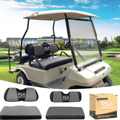 Golf Cart Seat Cover Set for EZGO TXT RXV & Club Car DS