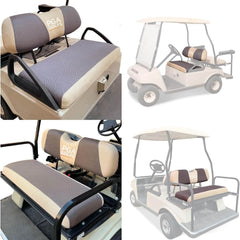Golf Cart Seat Cover Set for Club Car Precedent Onward Tempo & Yamaha G29 Drive/Drive 2