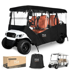 Universal 6 Passenger Golf Cart Enclosure - 600D Waterproof Cover