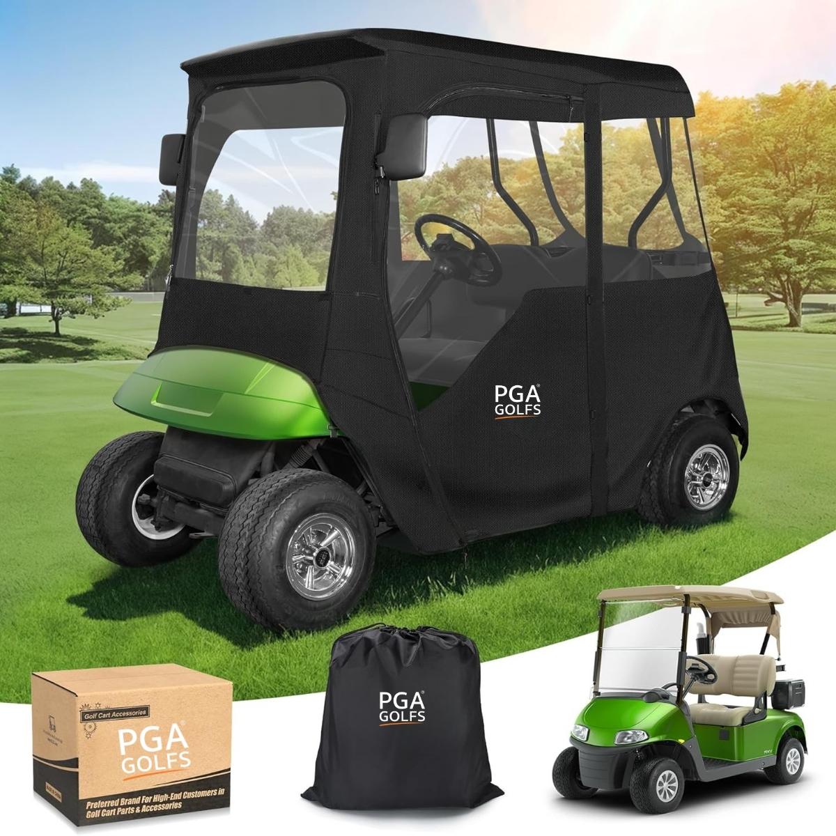 Golf Cart Enclosure for EZGO TXT/RXV 600D Rain Cover