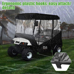 Golf Cart Enclosure Protection for Club Car & EZGO 2-Passenger