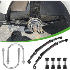 Golf Cart Rear 4-Leaf Springs Kit Heavy Duty For Club Car DS