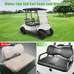 Golf Cart Seat Cover Diamond Leather for Yamaha G29/Drive/Driver 2