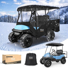 Universal Golf Cart Enclosure Extended Roof 4 Passenger