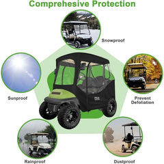 Golf Cart Enclosure for Club Car DS Precedent 2 Passenger