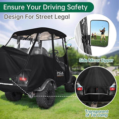 Golfwagen-Verdeck für 4 Personen Club Car Precedent 