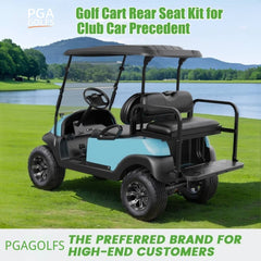 Golf Cart Flip Back Seat Kit for Club Car Precedent, Tempo, Onward