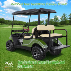 Golf Cart Rear Flip Seat Kit for Yamaha Drive 2 2017-Up