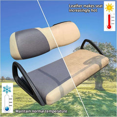 Golf Cart Seat Cover Set for Club Car Precedent Onward Tempo & Yamaha G29 Drive/Drive 2