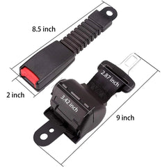 Universal Retractable Front Rear Golf Cart Seat Belt Kit