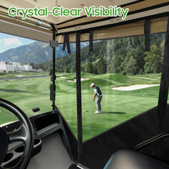 Smart Track Style Golf Cart Enclosures for EZGO TXT 2 Passenger