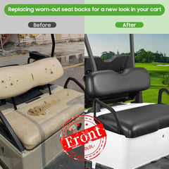 Golf Cart Seat and Back Kit for EZGO RXV 2008 Up