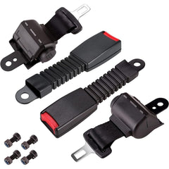 Universal Retractable Front Rear Golf Cart Seat Belt Kit