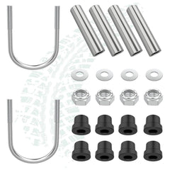 Golf Cart Rear 4-Leaf Springs Kit Heavy Duty For Club Car DS