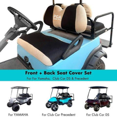 Golf Cart Seat Cover Set for Club Car Precedent Onward Tempo & Yamaha G29 Drive/Drive 2