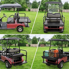 180° Flip Golf Cart Rear Seat for Club Car DS