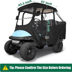 Golfwagen-Verdeck für 4 Personen Club Car Precedent 