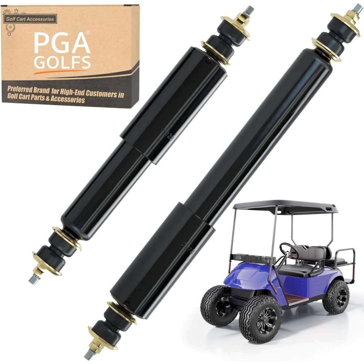 Golf Cart Suspension Air Shocks for EZGO TXT Front & Rear