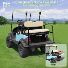 Deluxe Golf Cart Rear Seat Cushion Universal
