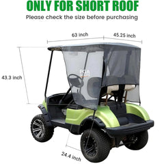 Golf Cart SunShade Cover for Yamaha G29 UV & Heat Resistant 2-Passenger